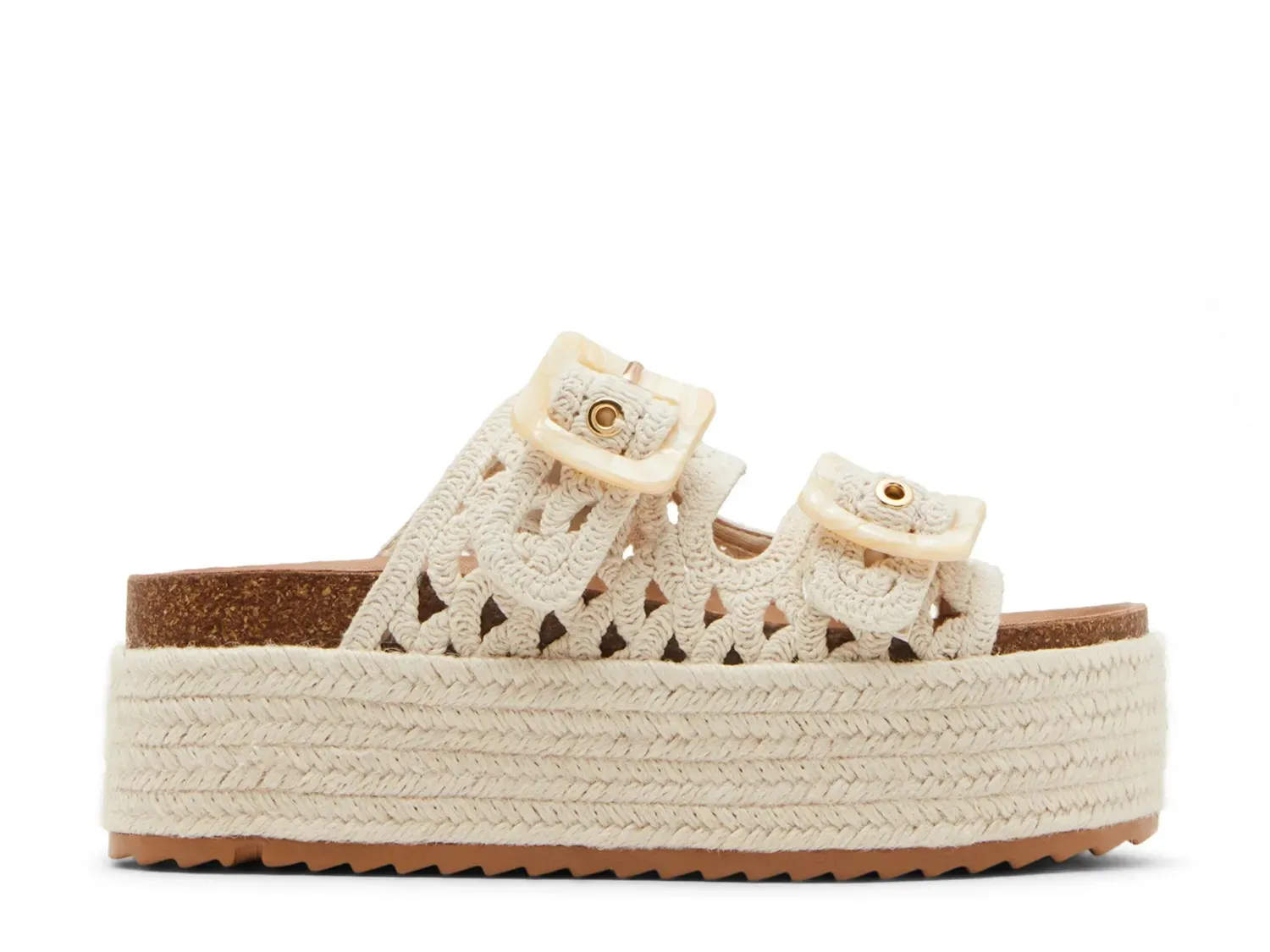 Сандалии на платформе Madden Girl Bali Espadrille, цвет: белый — фото 4