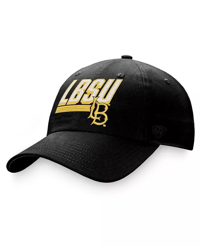 

Мужская черная кепка Long Beach State 49ers Slice Adjustable Top of the World
