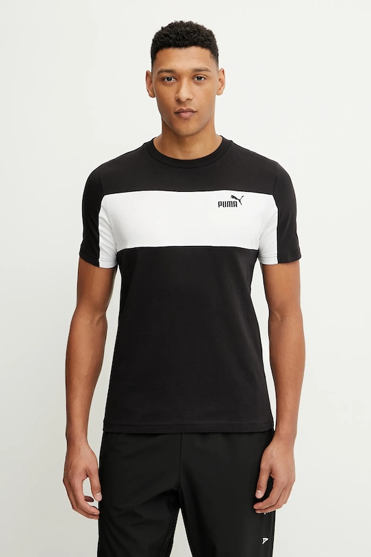 

Хлопковая футболка Puma, черный