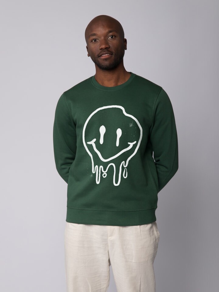 

Толстовка wat Apparel Smiley, цвет bottle green