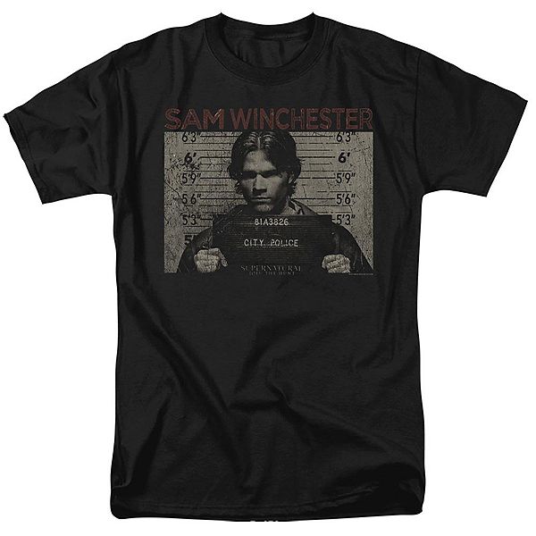 

Футболка Supernatural Sam Mug Shot Licensed Character