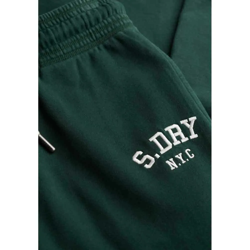 Спортивные брюки Superdry Athletic с вышивкой и расклешенной юбкой, зеленый — фото 4
