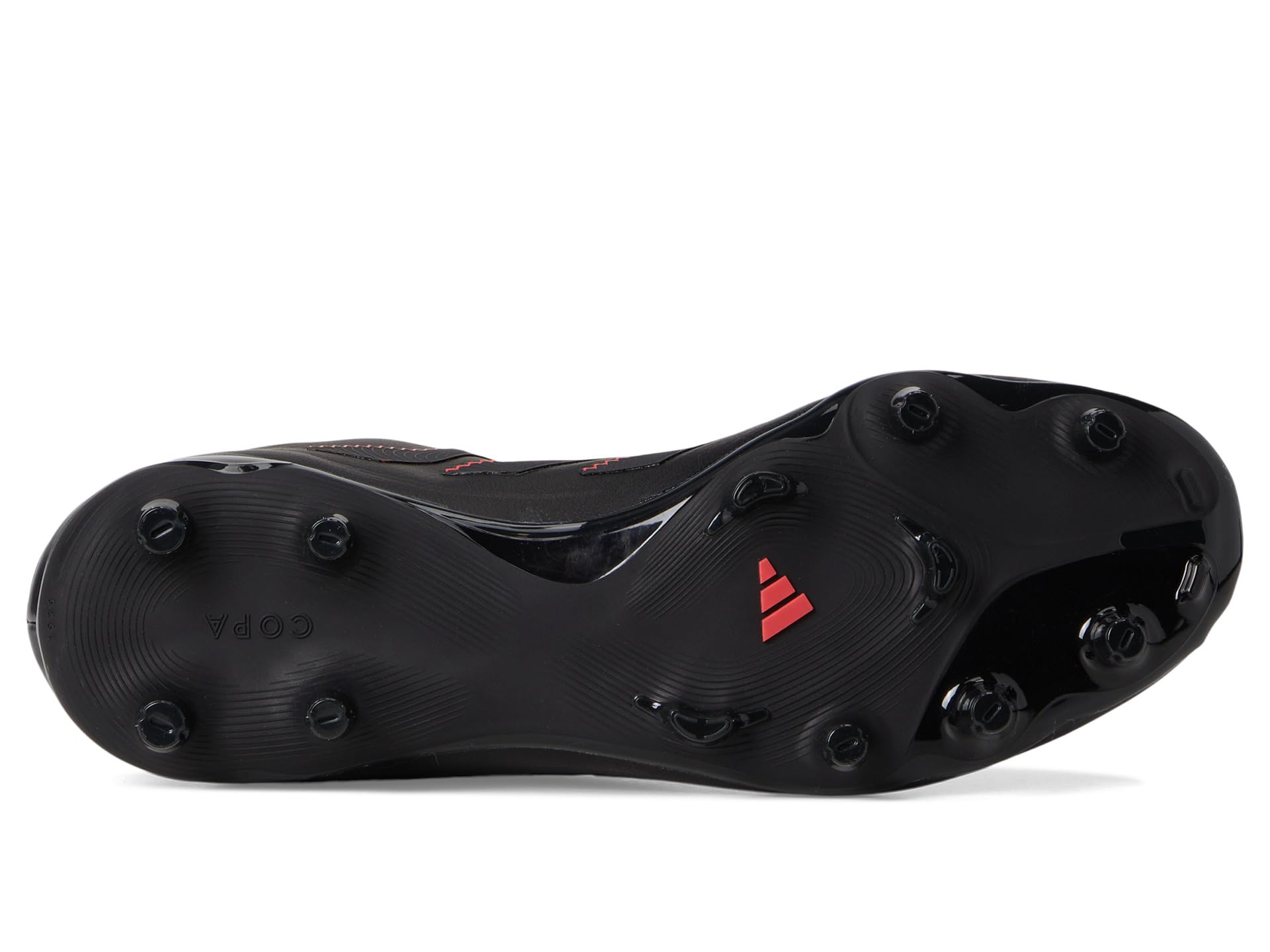 Кроссовки Unisex adidas Copa Pure 3 League Firm Ground/Multi Ground Soccer Cleats, цвет Black/Carbon/Lucid Red — фото 3
