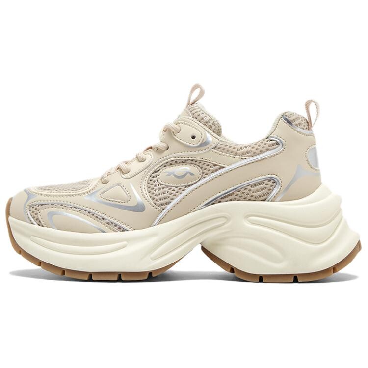 

Кроссовки женские толстые низкие Basto, серебряный/серый