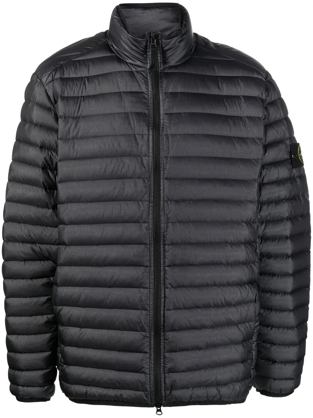 

Пуховик с длинными рукавами Stone Island, серый