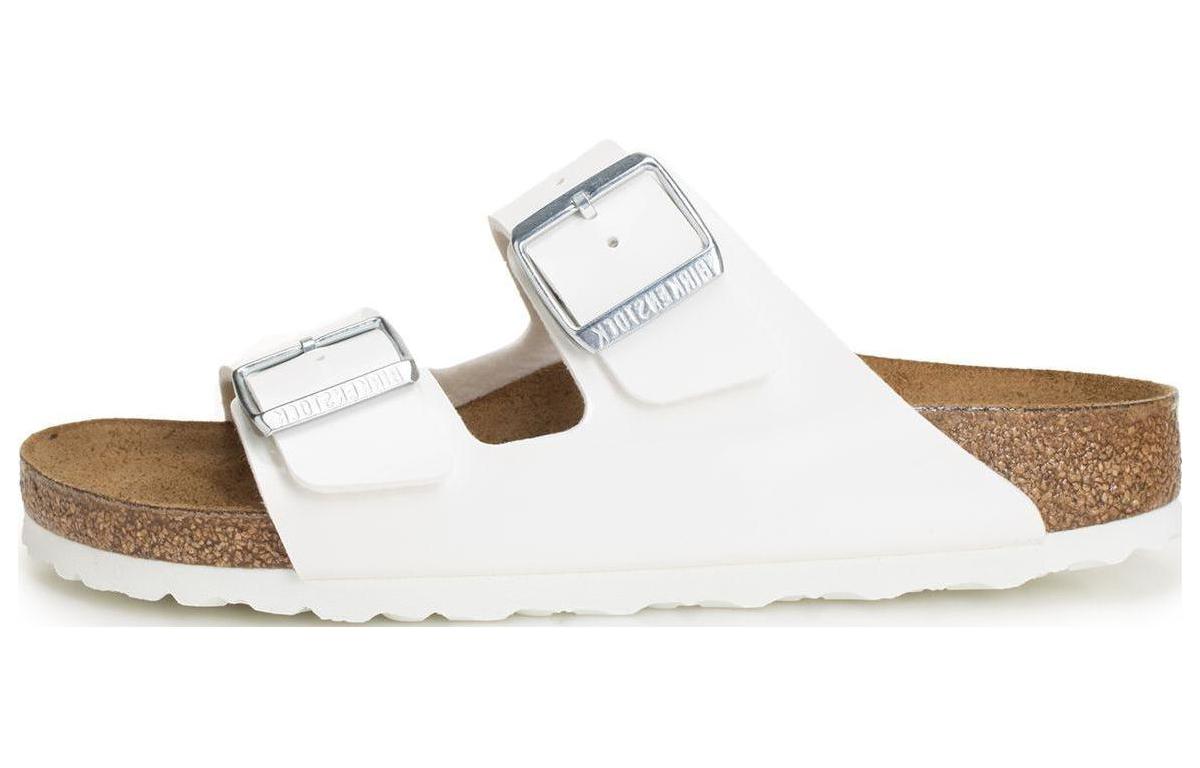 Сандалии Arizona с двойным ремешком женские Birkenstock, White