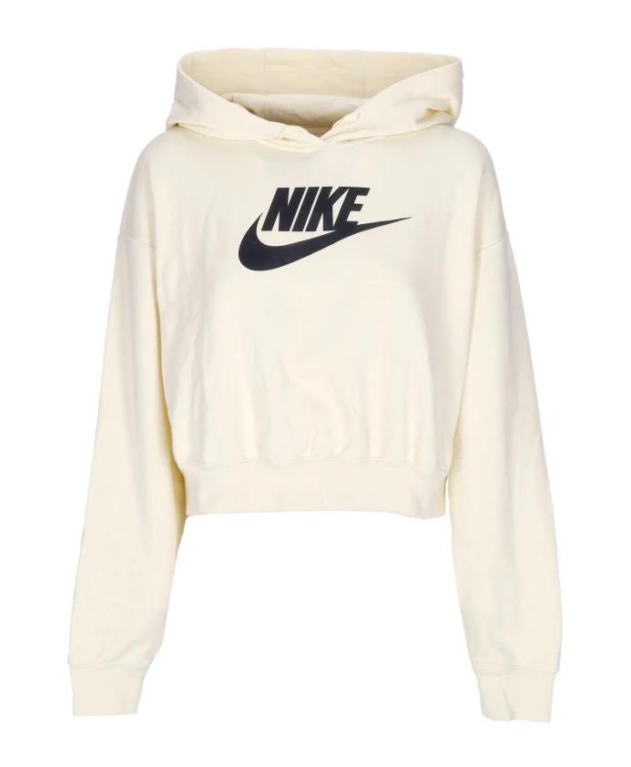 

Укороченная толстовка оверсайз с графическим принтом, цвет кокосовое молоко/черный Nike, бежевый