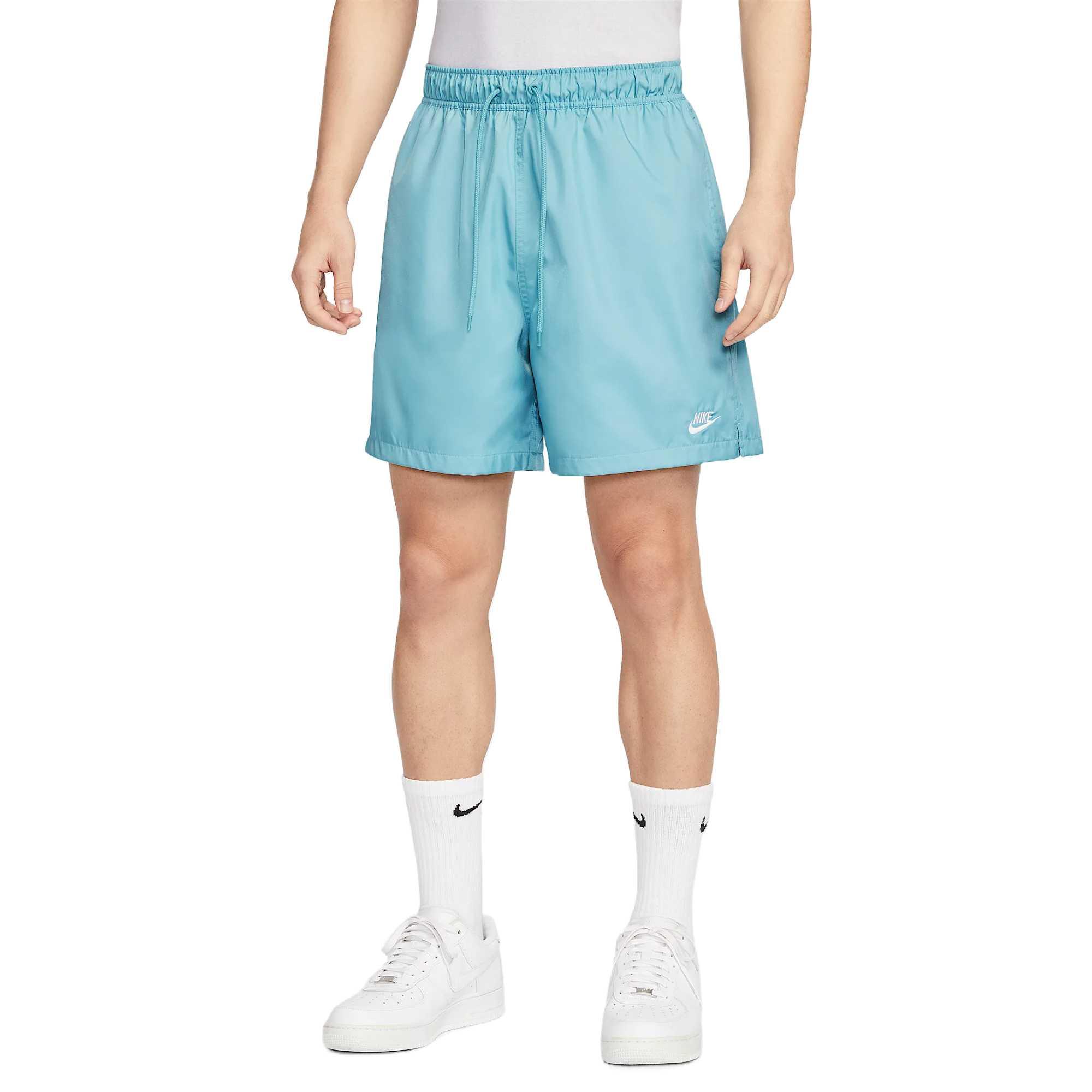 Клубные повседневные шорты мужские Denim Blue Green/White Nike, сине-зеленый/белый — фото 3