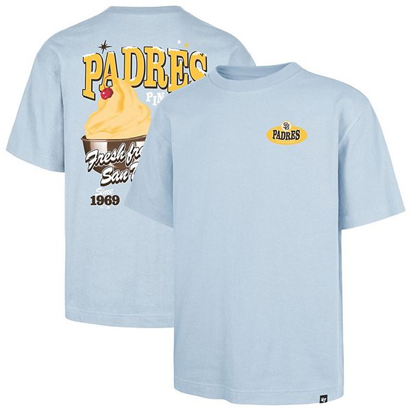 

Мужская футболка '47 light blue San Diego Padres Ice Cream Parlor Foundation 47 Brand