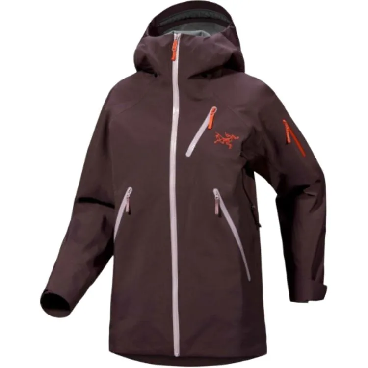 Куртка Soft Shell женская NITA Arcteryx, Warm Sun Orange/Phantom/Solaris