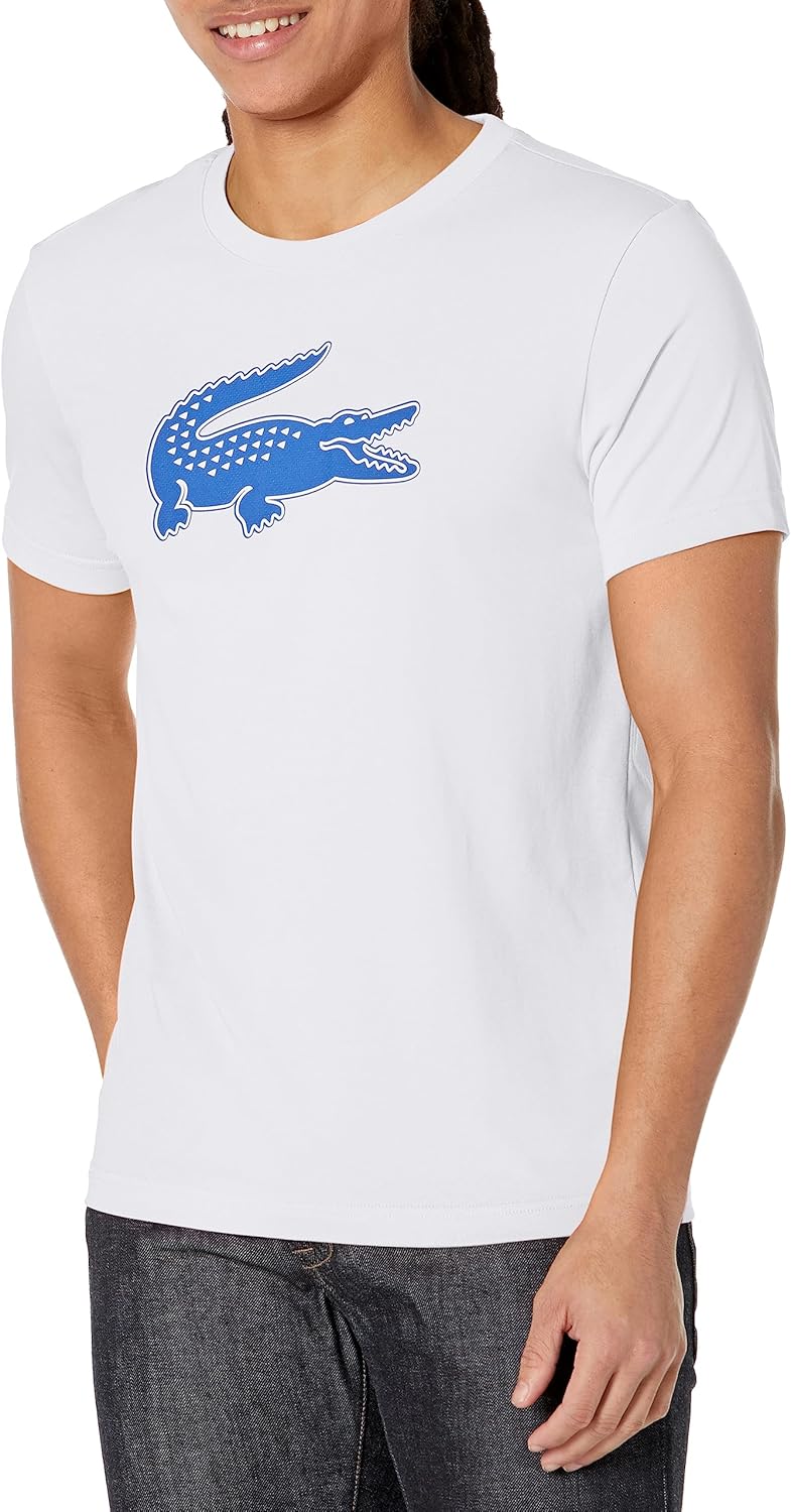 

Мужская спортивная футболка Lacoste Ultra Dry XXL с логотипом, White/Kingdom, Белый, Мужская спортивная футболка Lacoste Ultra Dry XXL с логотипом, White/Kingdom