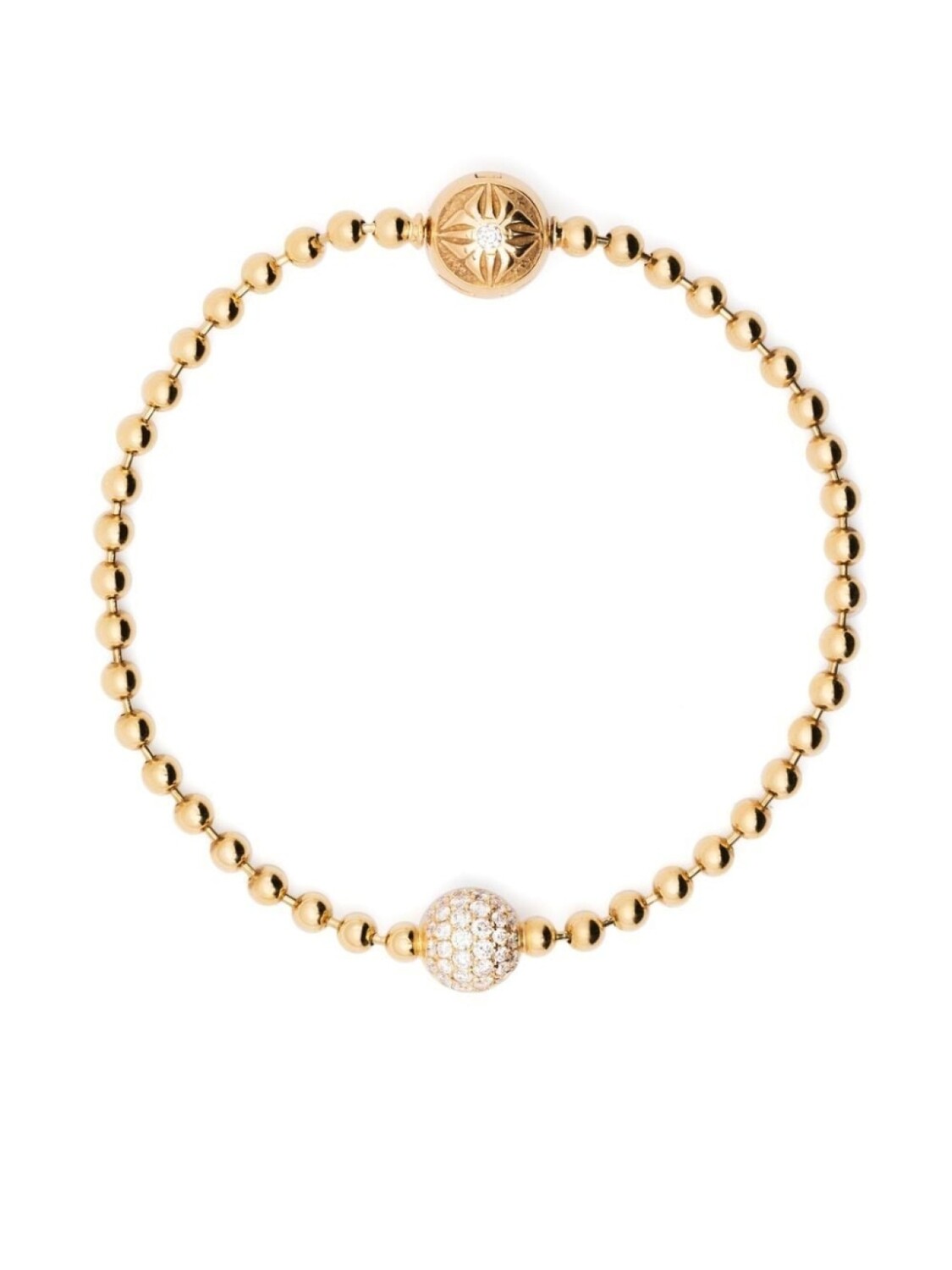 

Браслет из желтого золота с бриллиантами Shamballa Jewels, золотой