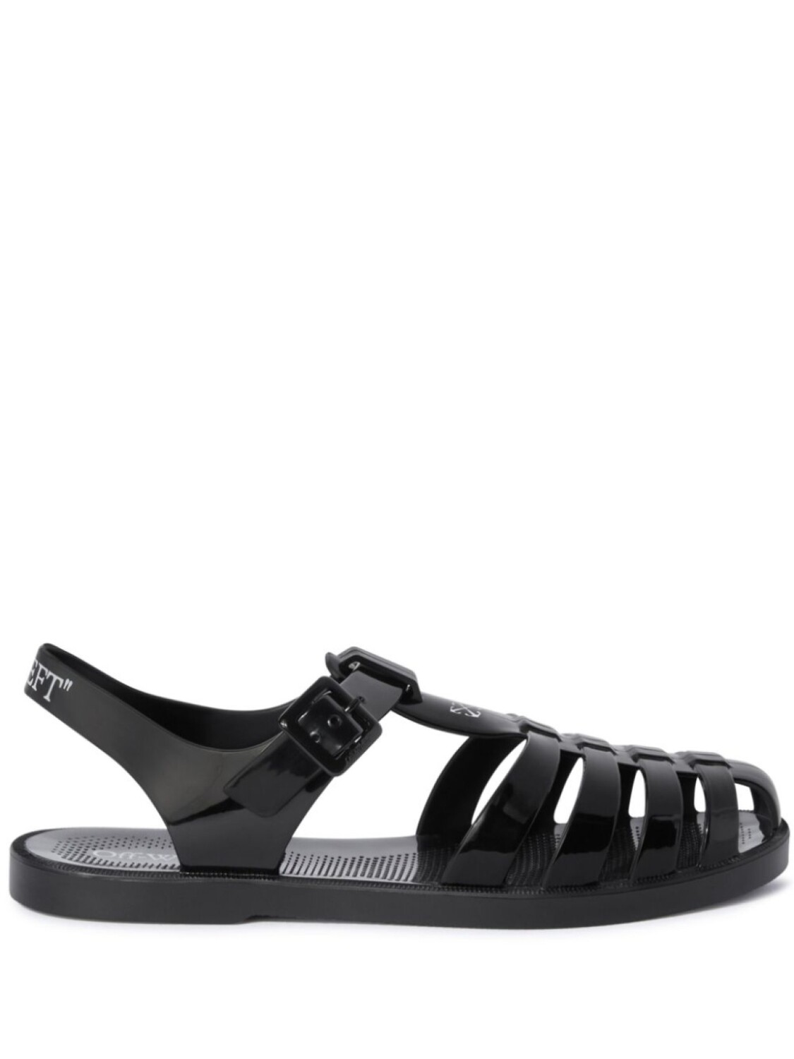 Off-White сандалии Off To, черный