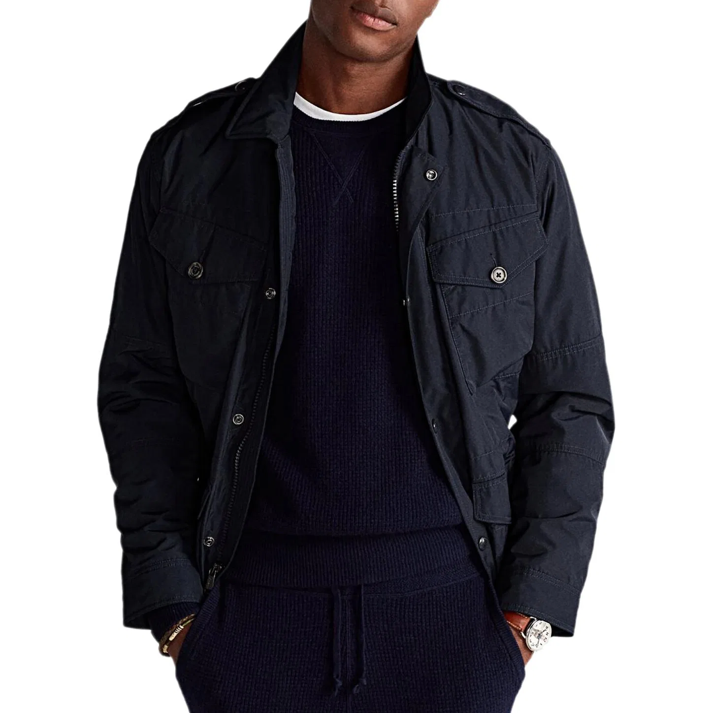 Пуховик мужской Marine Blue Polo Ralph Lauren — фото 3
