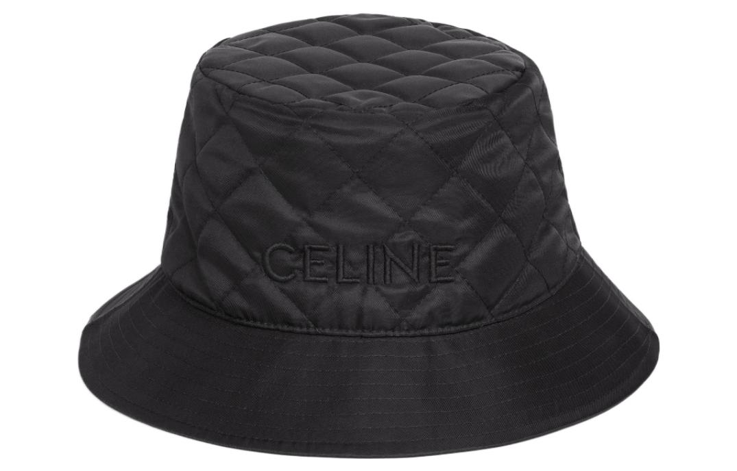 

Панама с логотипом из легкого нейлона CELINE, черный