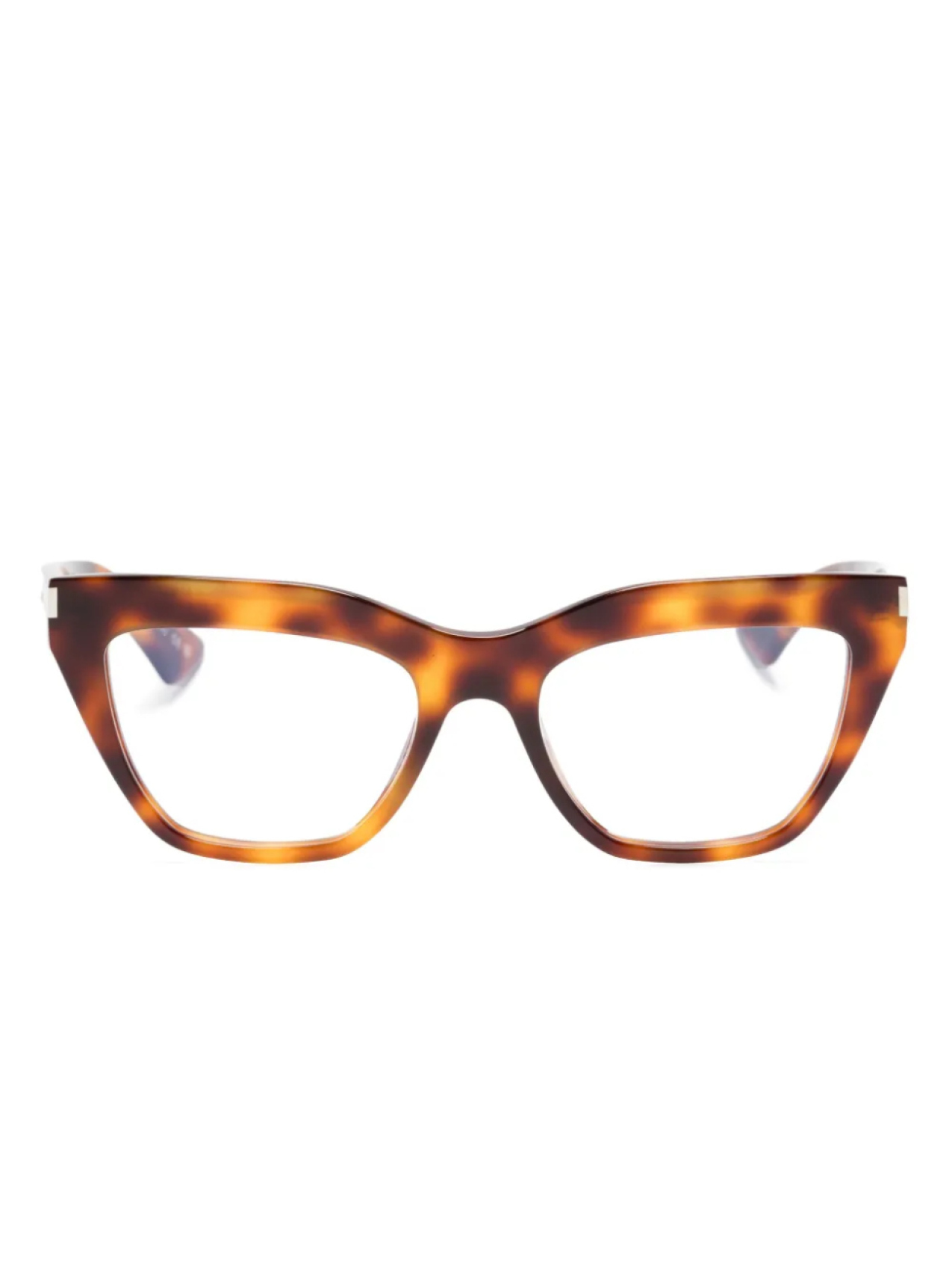 

Saint Laurent Eyewear очки в оправе 'кошачий глаз', коричневый