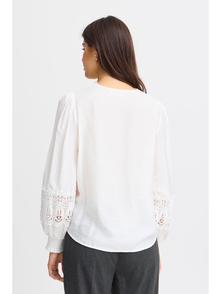 

Блузка с длинными рукавами FRBLONDIE, классический крой, цвет Blanc de Blanc Fransa