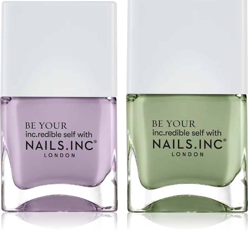 

Набор лаков для ногтей «Летнее настроение матча» Nails Inc., 2× 14 мл