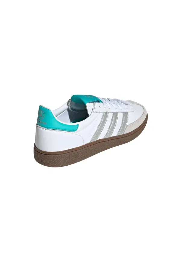 Кроссовки Handball Spezial Adidas Originals, облачно-белый серебристый металлик гум — фото 4