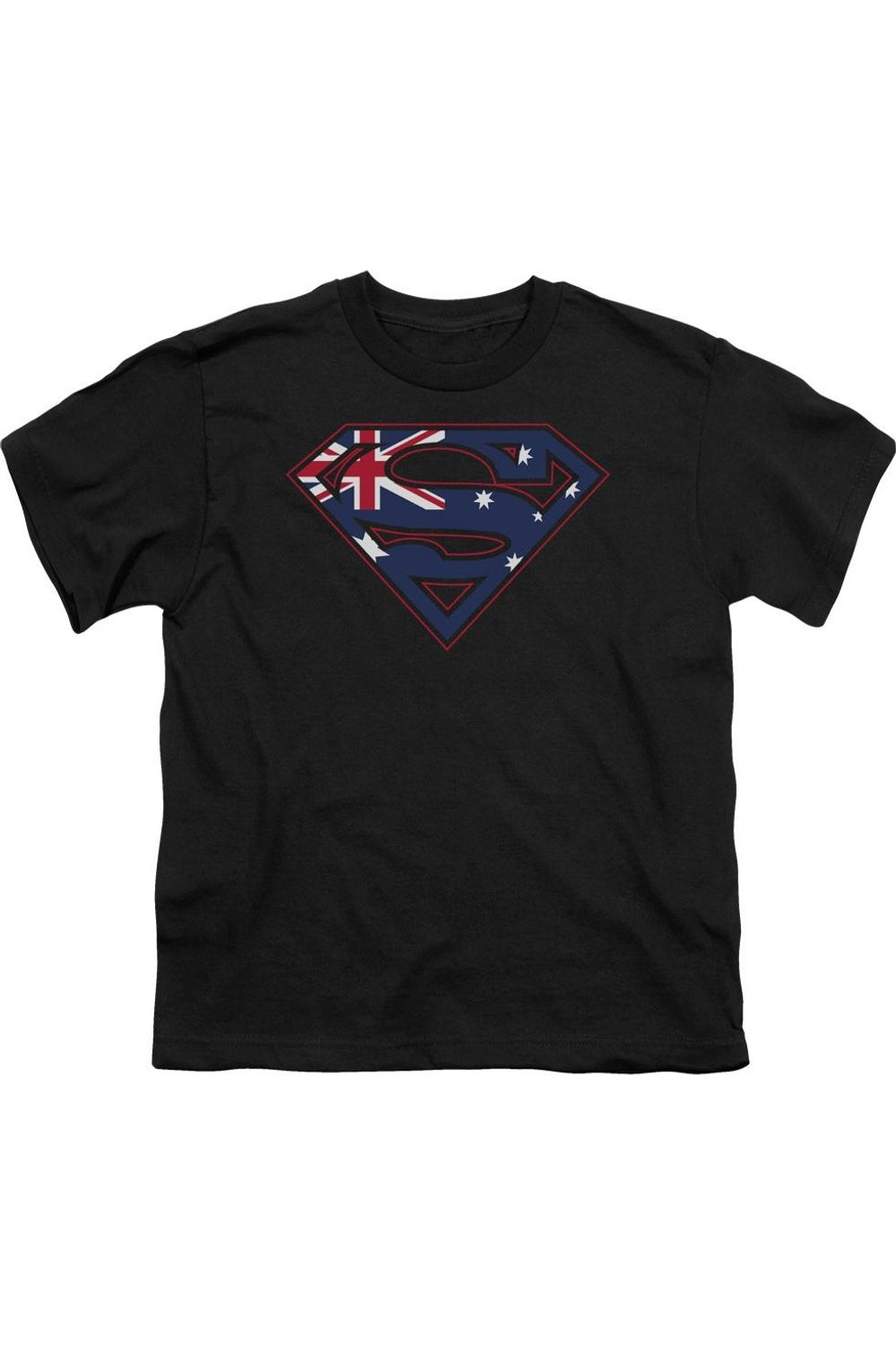 

Футболка с коротким рукавом "Superman Australian Shield" для детей Gildan, черный