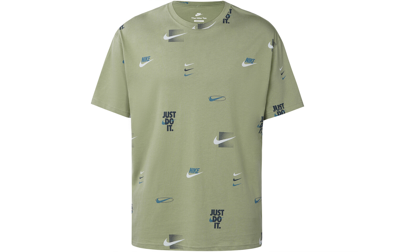 

Футболка мужская зеленая Nike, зеленый