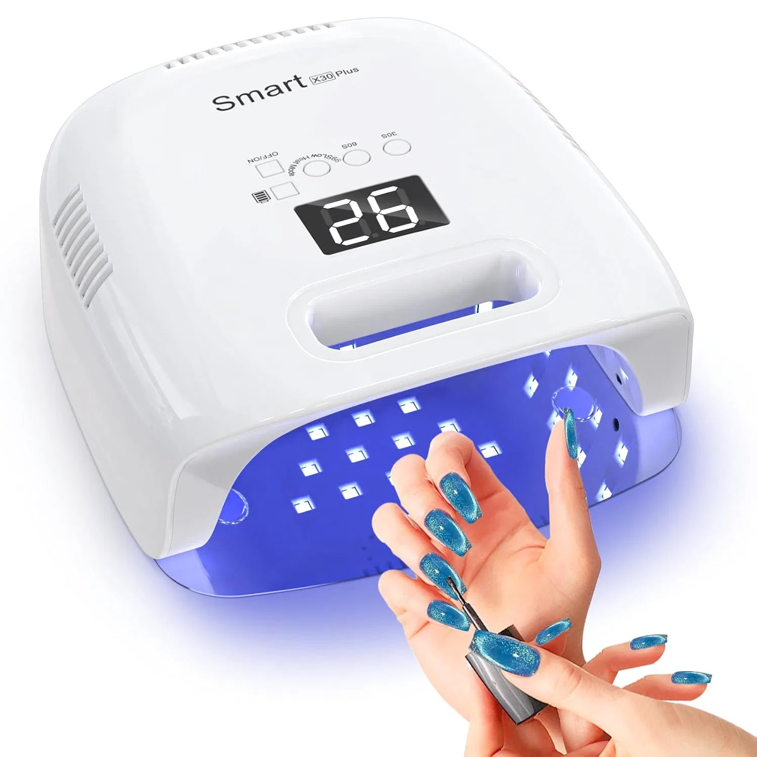 Перезаряжаемая UV-лампа Nailgirls для гель-лака с таймером Nailgirls, Cream-Coloured