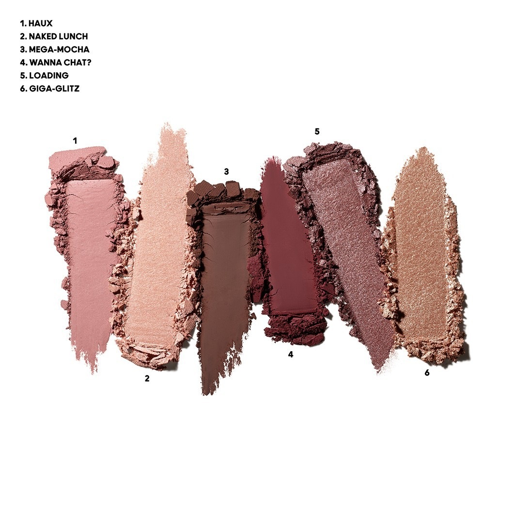 Тени для век connect in eyeshadow palette Mac, embedded in burgundy, вес 6.25 гр. — фото 4