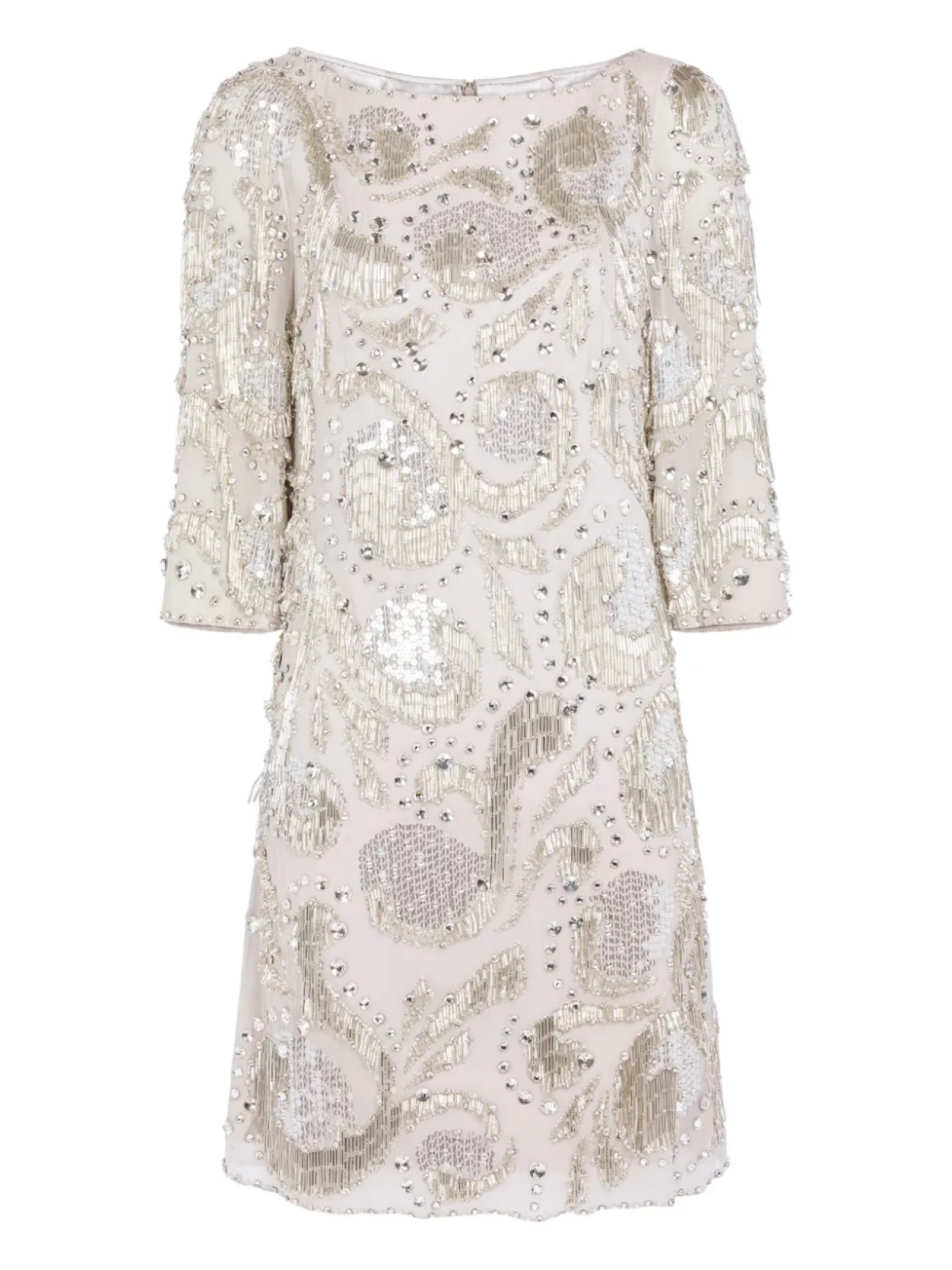 

Мини-платье Китти Jenny Packham, нейтральный