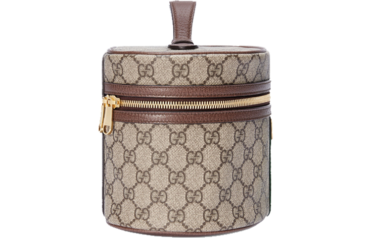 Женская сумка GUCCI Ophidia из канваса с кожаными деталями — фото 4