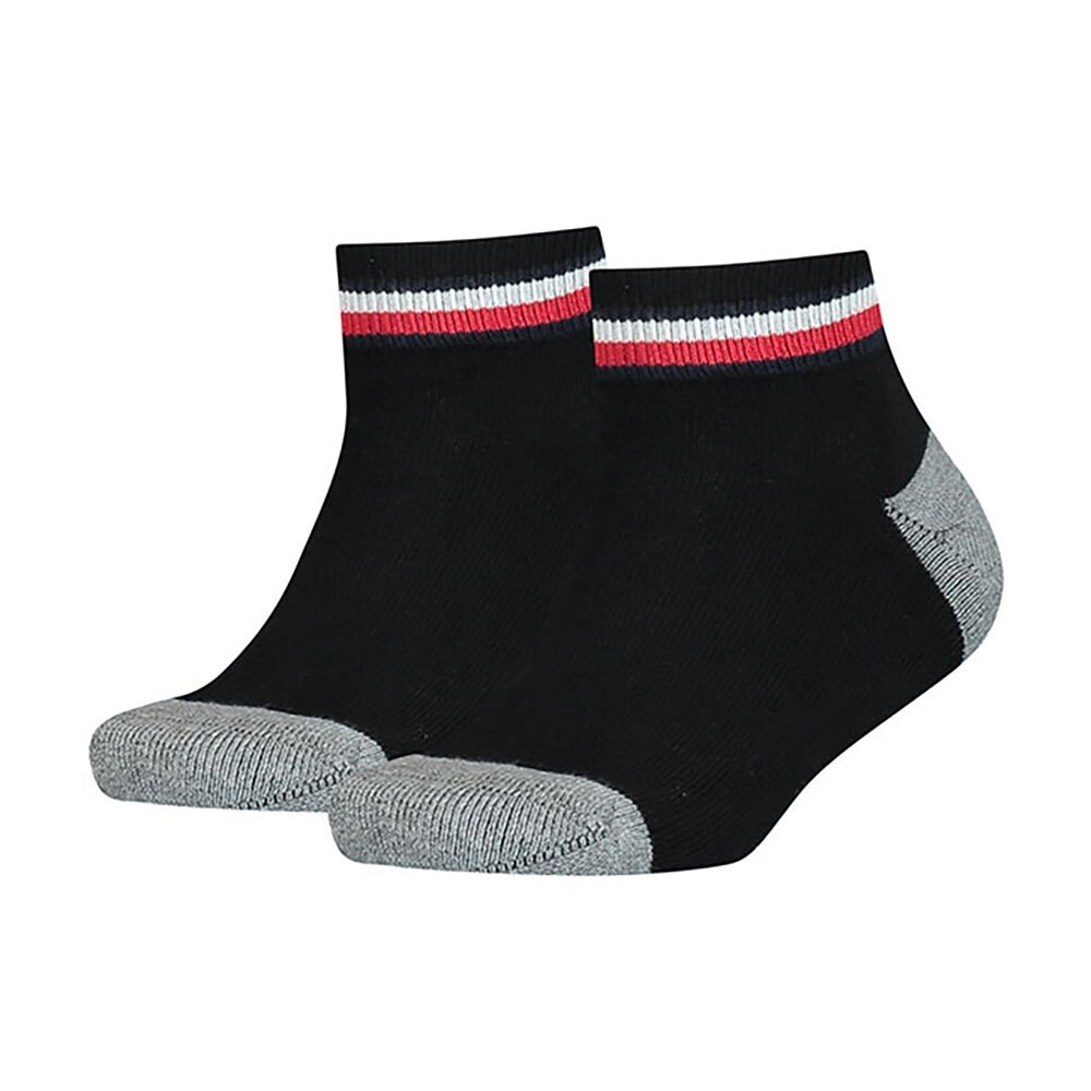 

Носки Toммy Hilfiger Iconic Sports Quarter Kids 2 шт, черный