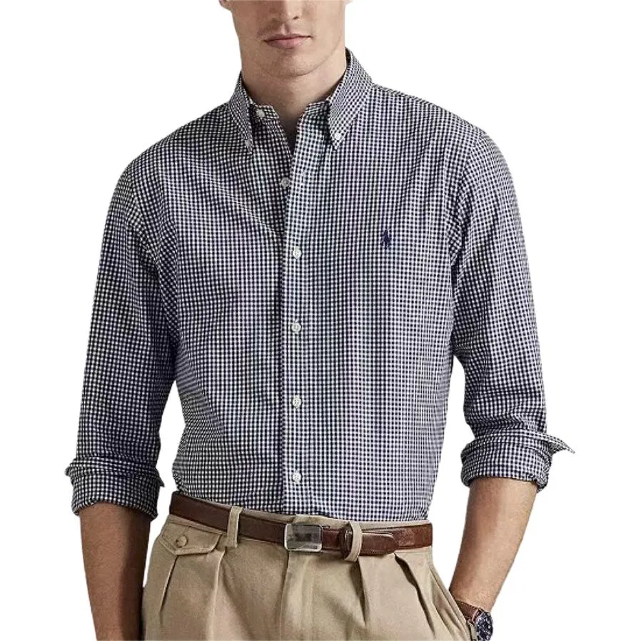 Рубашка Slim Fit мужская Polo Ralph Lauren, Marine Blue