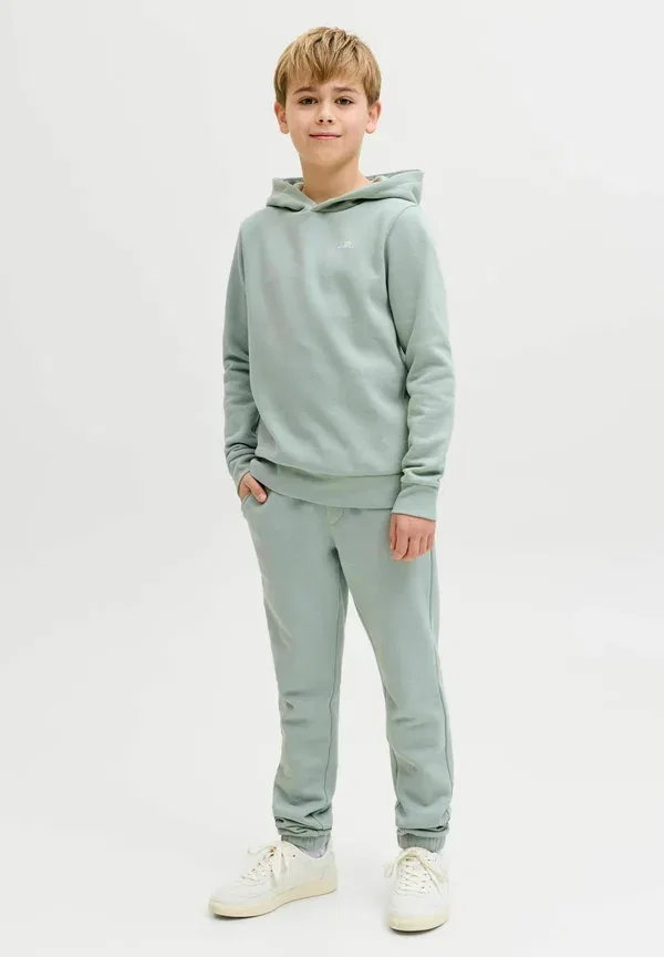Толстовка с капюшоном text kapuzenpullover hoodie Jj Rebel, серо-голубой