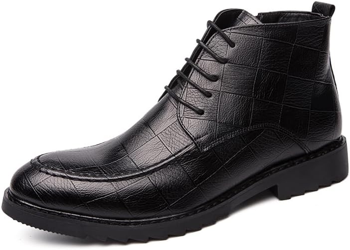 

Коричневые мужские ботинки с низким каблуком и шнуровкой, деловые кожаные, дизайнерские, модные повседневные ботинки 2025 с острым носком Sfwarmart