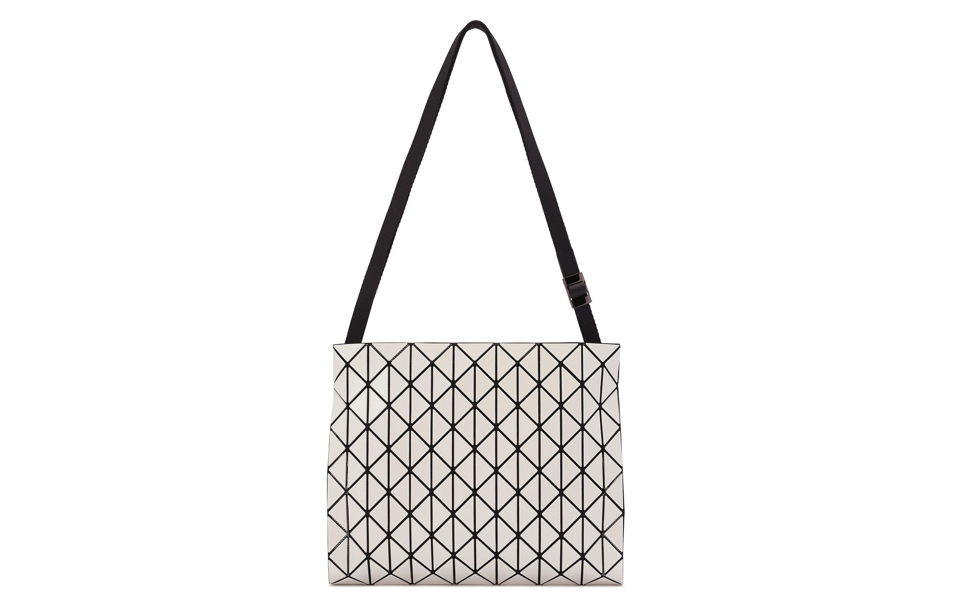 

ISSEY MIYAKE Металлическая поливинилхлоридная сумка через плечо женская классическая айвори