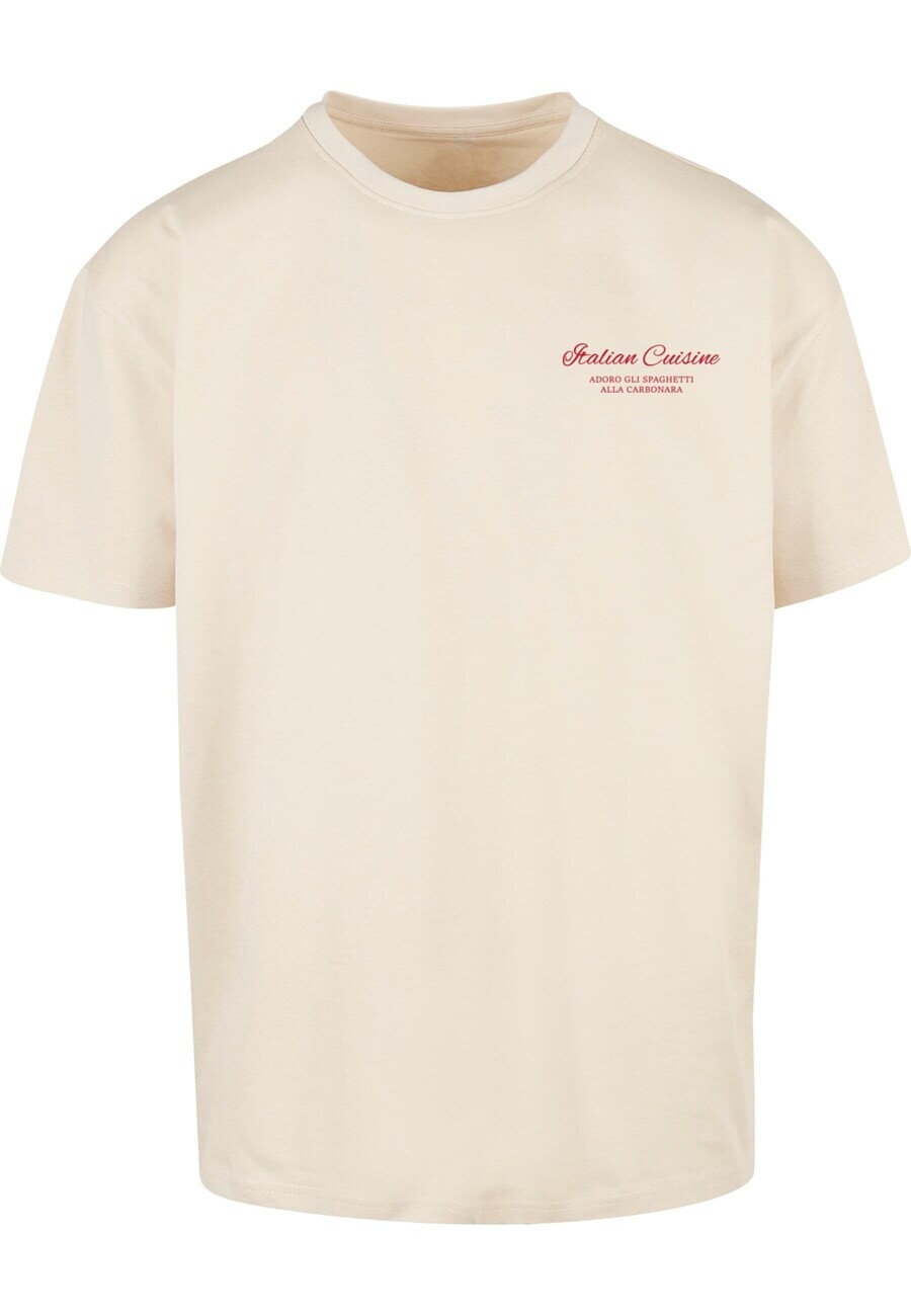 

Классическая футболка Merchcode Shirt Al Dente Per Favore, песочный