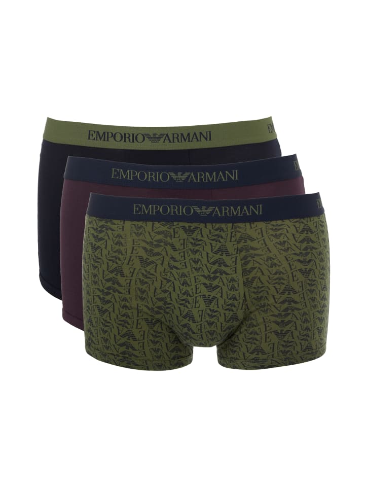 

Боксерские трусы Emporio Armani, зеленый