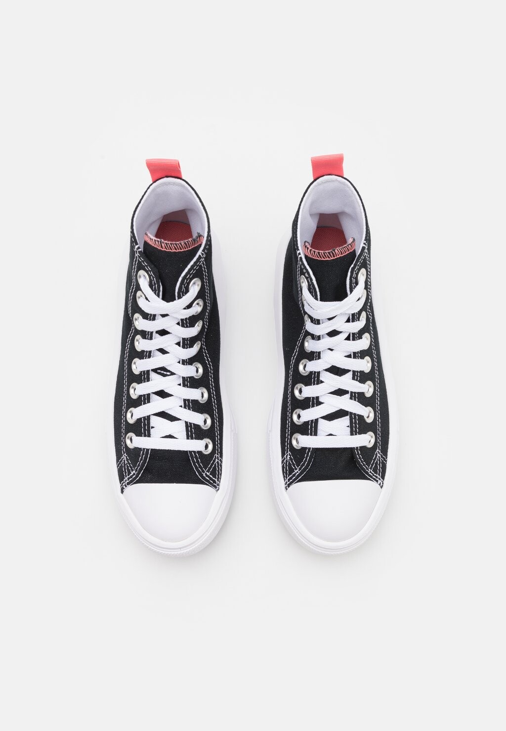 Высокие кеды Chuck Taylor All Star Move Converse, цвет black/pink salt/white — фото 4