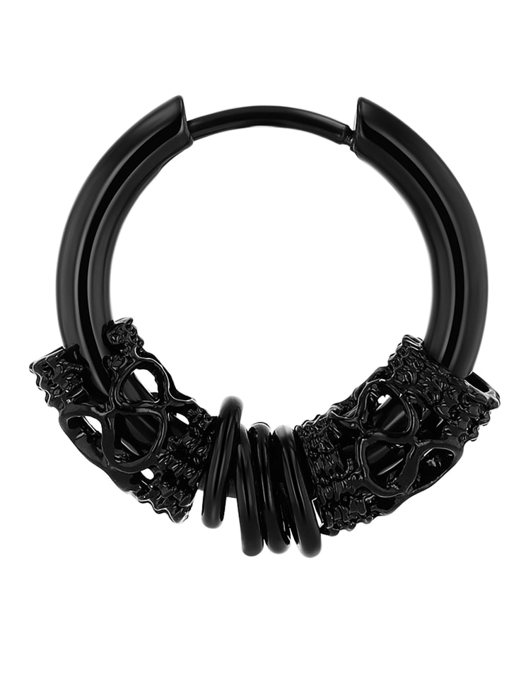 

Adeliás Серьги унисекс из нержавеющей стали черного цвета