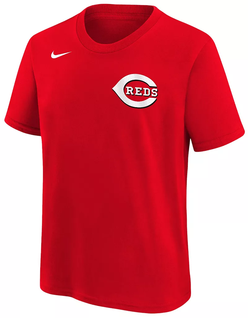 Красная домашняя футболка Nike Youth Cincinnati Reds Tyler Stephenson #37 — фото 2