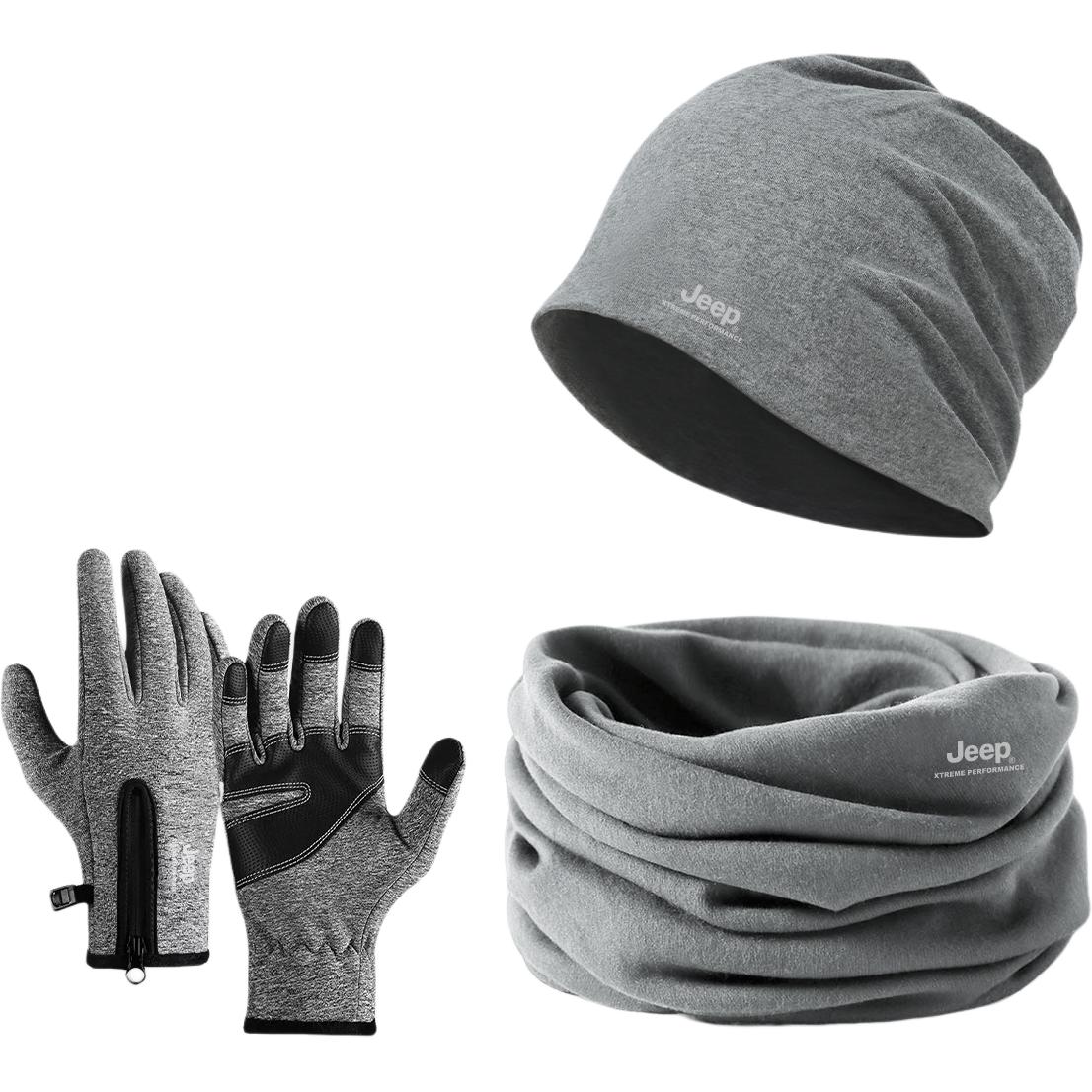 

Шарф Unisex Jeep, светло-серый set[hat+scarf+glove]