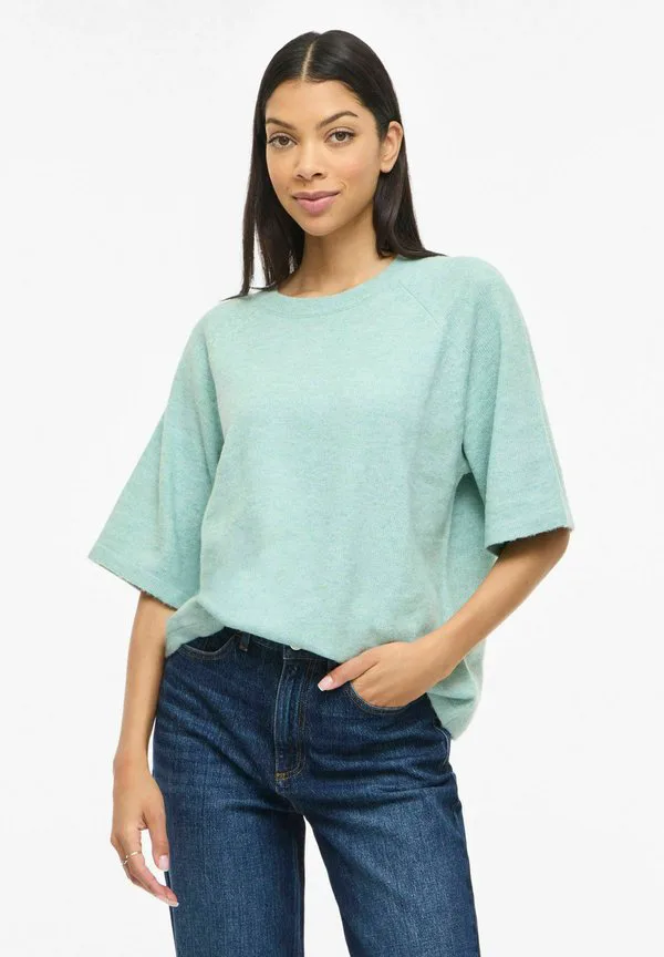 

Базовая футболка viliga Vila, Blue Surf, Синий, Базовая футболка viliga Vila, Blue Surf