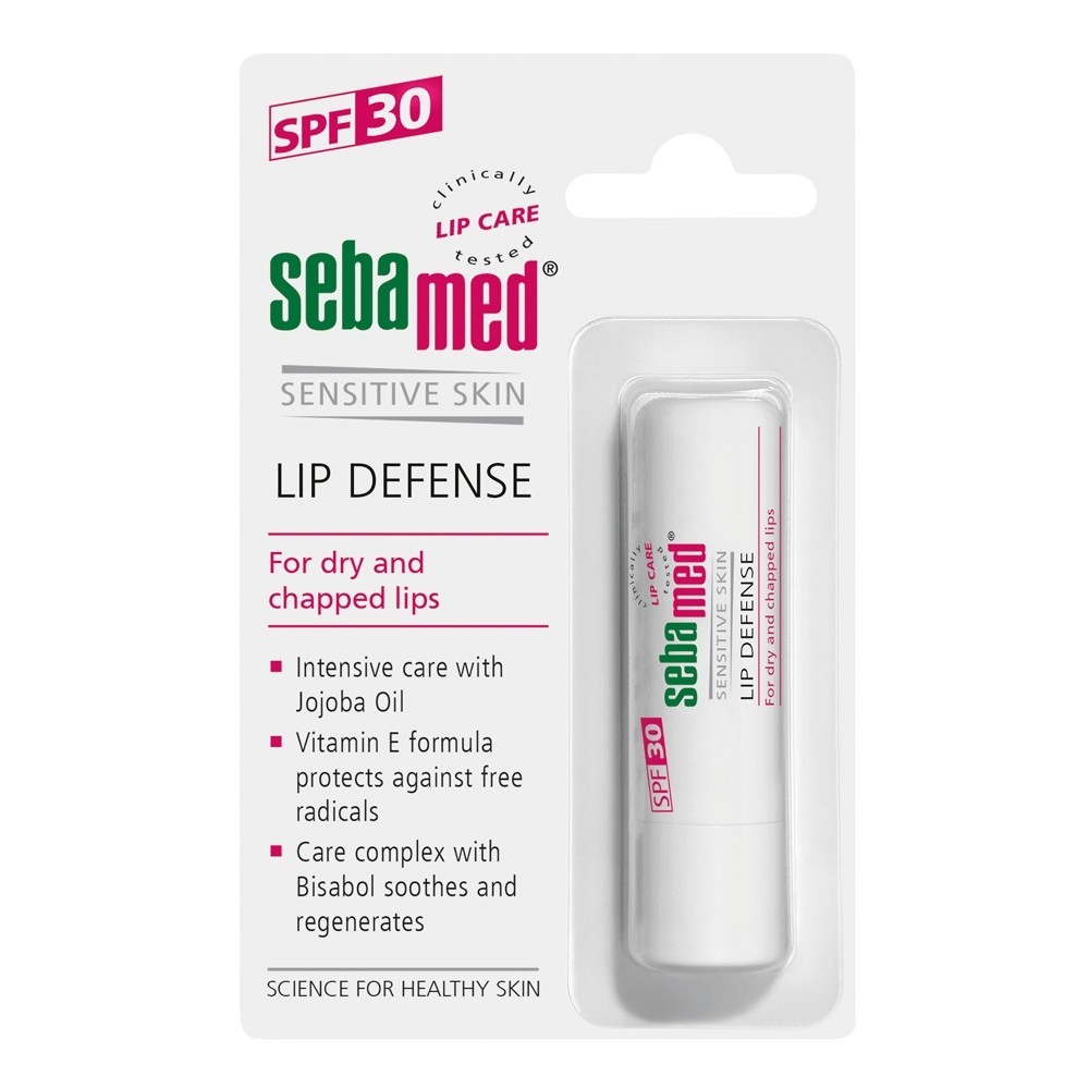

Бальзам для губ lip defense stick spf 30 Sebamed, вес 4.8 гр.