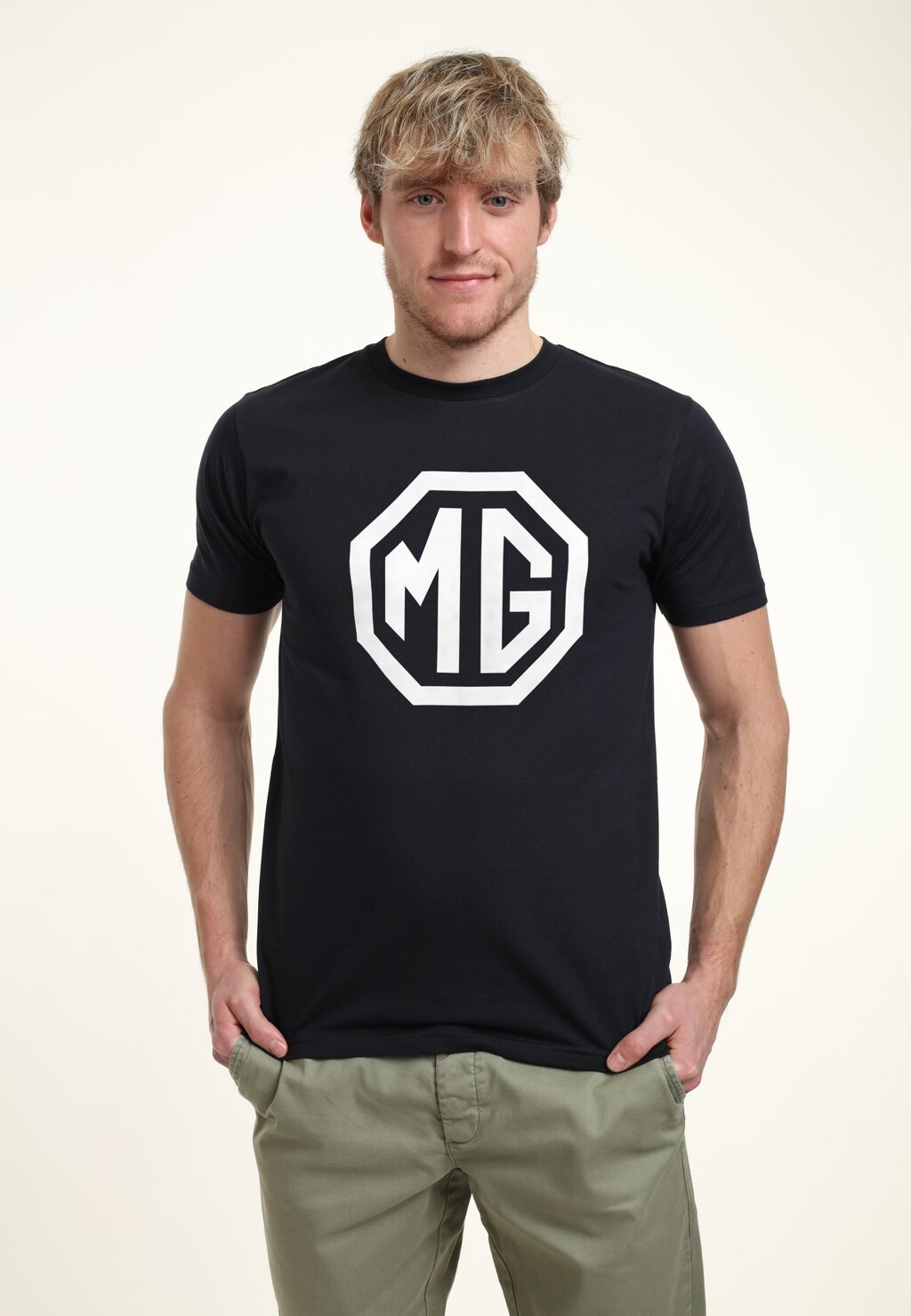 

Футболка с принтом BRITISH MOTOR HERITAGE MG BIG LOGO Henry Tiger, темно-синий
