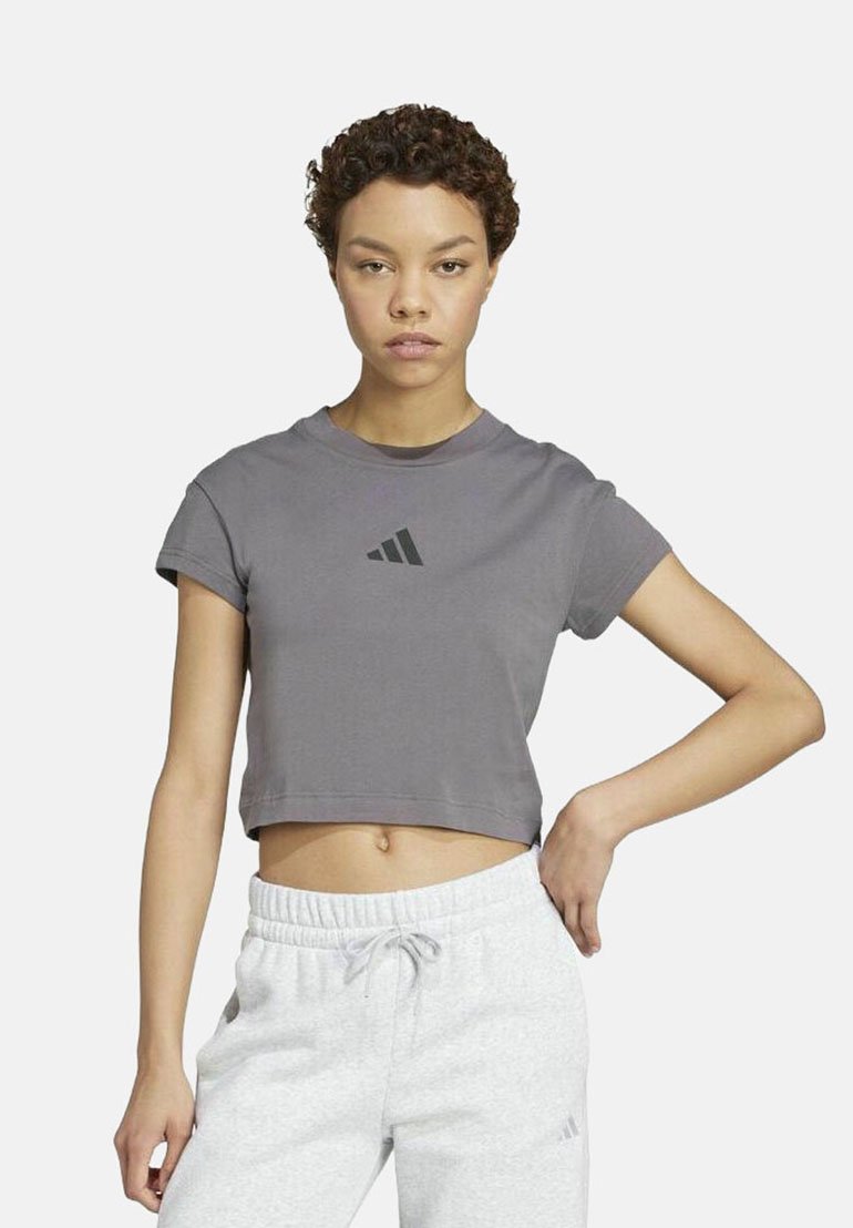 

Базовая футболка FUTURE ICON SMALL LOGO Adidas Performance, темно-серый