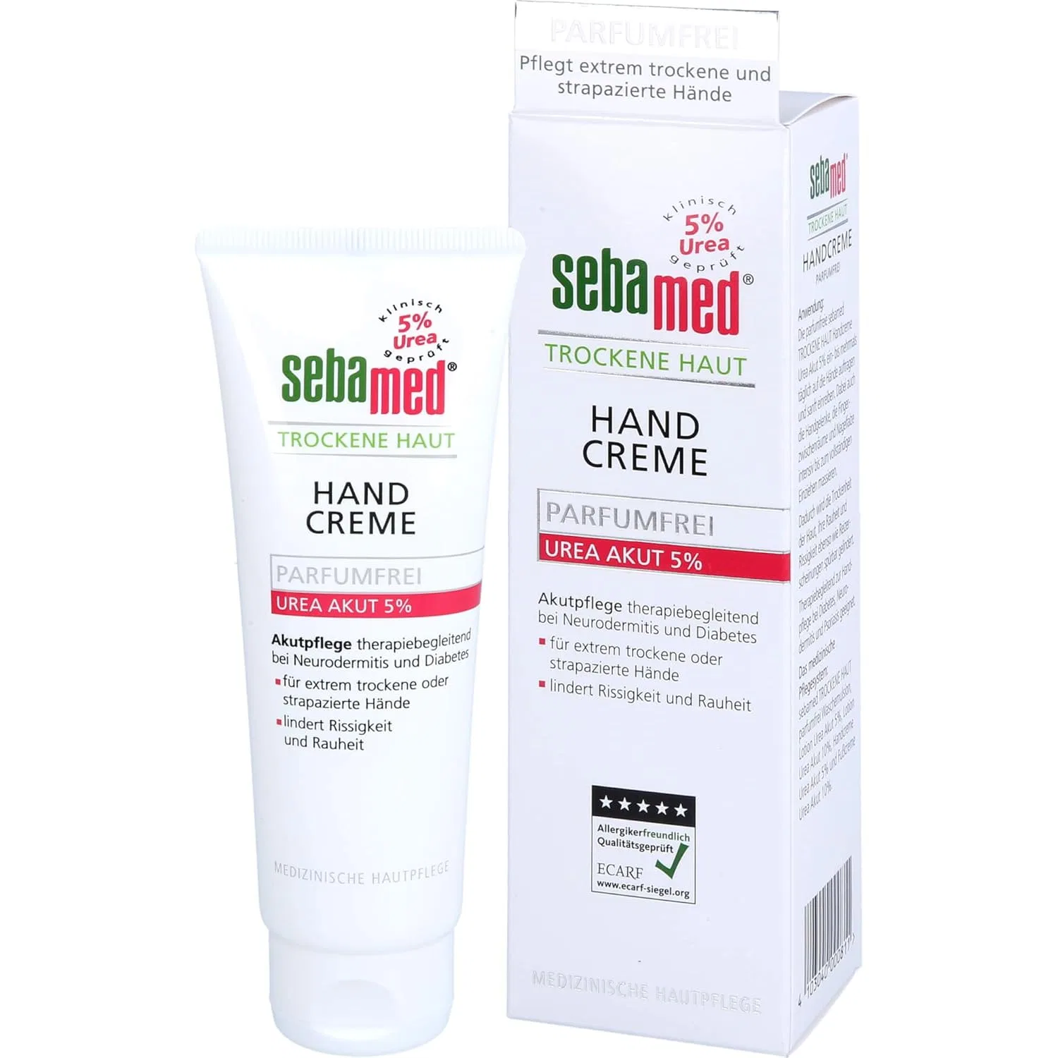 Крем для рук Sebamed Dry Skin Urea Acute 5% без отдушек, 75 мл Sebamed — фото 2