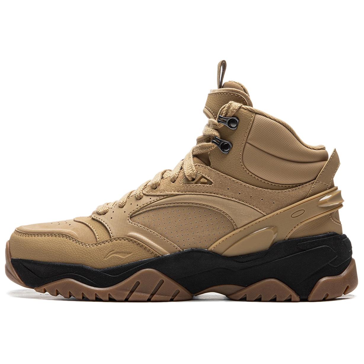 

Лининг Тяньцзи 3.0 HI противоскользящий износостойкий кроссовок для скейтбординга мужской коричневый