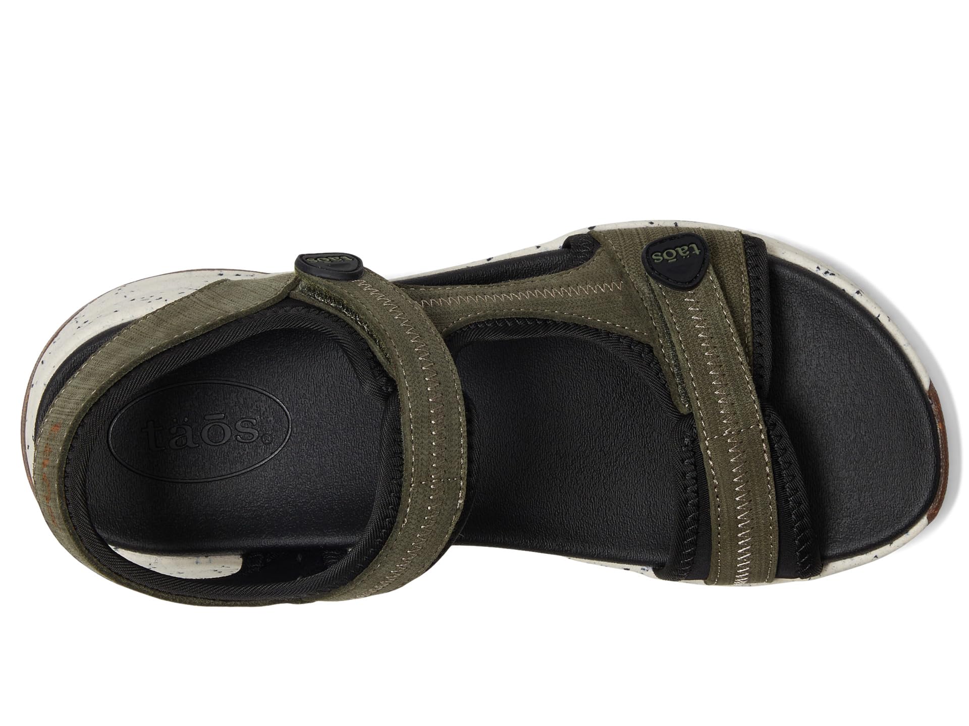 Сандалии Taos Footwear Super Side, цвет Olive Emboss — фото 2