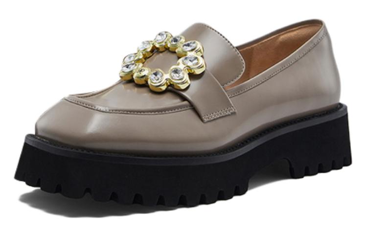 Женские лоферы Black/Taupe NINE WEST