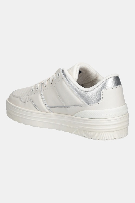 Кожаные кроссовки Feminine Basket Sneaker Tommy Hilfiger, бежевый — фото 3