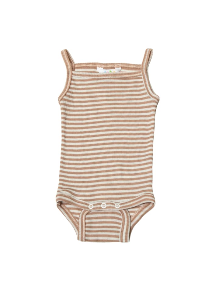 

Joha Боди на тонких бретелях из мериносовой шерсти/шелка, светло-коричневого цвета